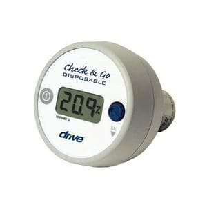 Drive Check and Go Oxygen Analyzer and Sensor, with 3-Digit LCD Display