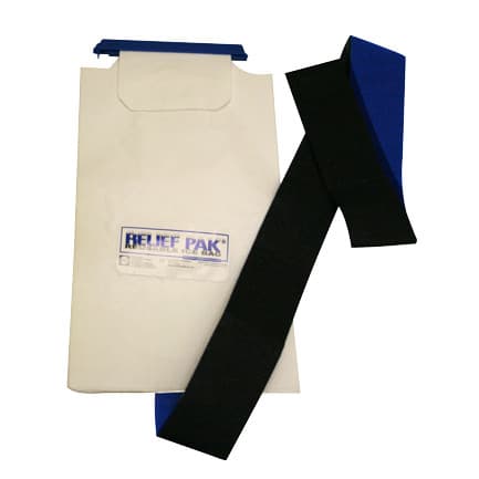 Relief Pak Insulated Ice Bag, Hook n Loop band, Large, 7 x 13 Inch - Each - Image 1