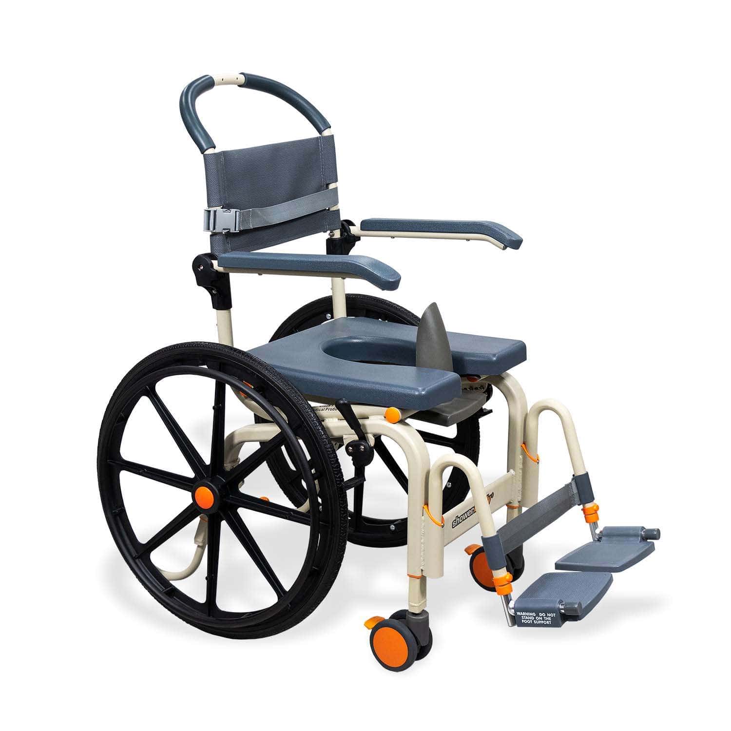 ShowerBuddy SB6w Roll-InBuddy Solo Shower Commode Chair
