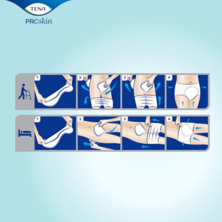 TENA ProSkin Day Plus Fully Breathable Large Absorbent Pads - Image 3
