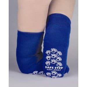 Principle Reusable Ankle High Terry Cloth Slipper Socks, 3X-Large, Royal Blue - Case of 48 - Image 1