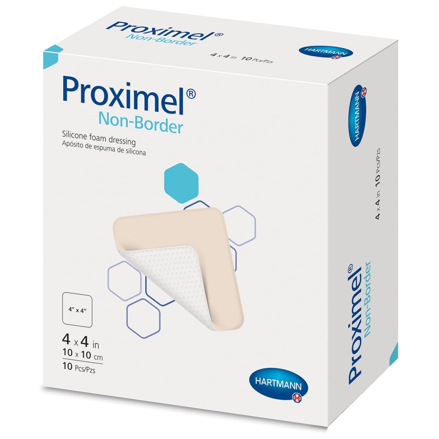 Proximel Non-Border Three-Layer Silicone Foam Dressing - Image 1