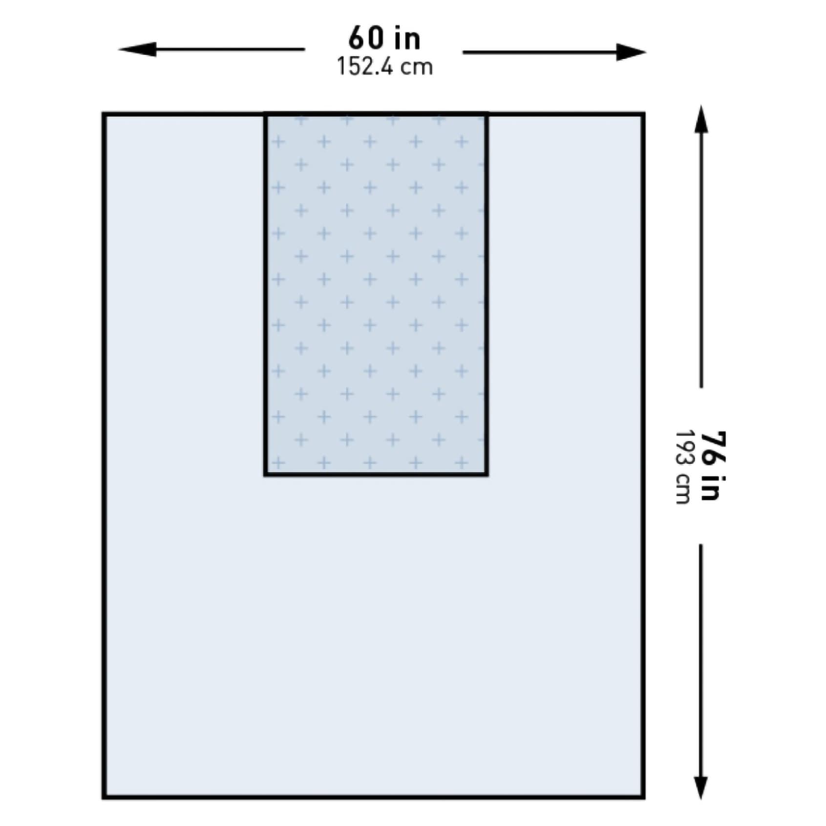 McKesson General Purpose Three-Quarter Drape - Image 1