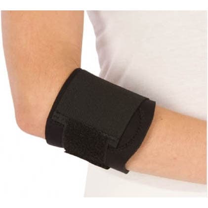 ProCare Elbow Support Black Contact Closure Tennis, 14 to 16 Inch Circumference, X-Large - Image 1
