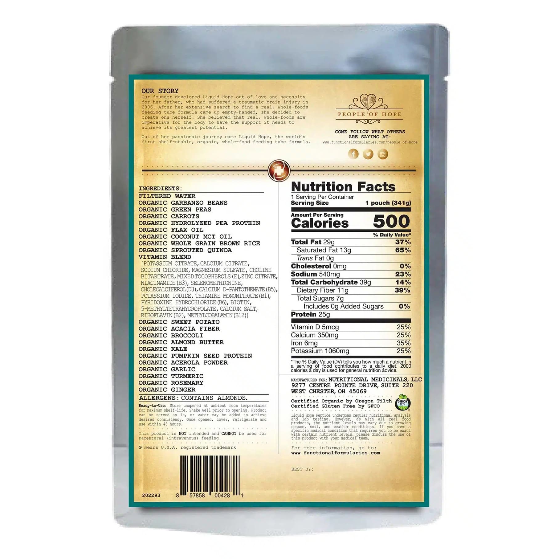 Liquid Hope Peptide Adult Formula - Image 2