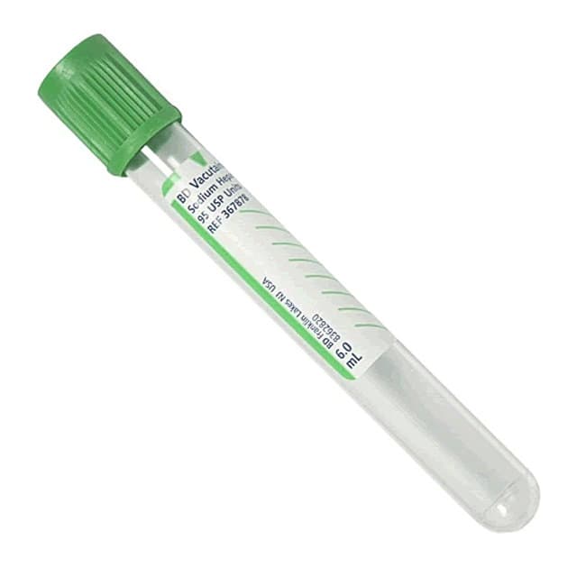 BD Vacutainer Sodium Heparin Tubes with Hemogard Closure - Image 2