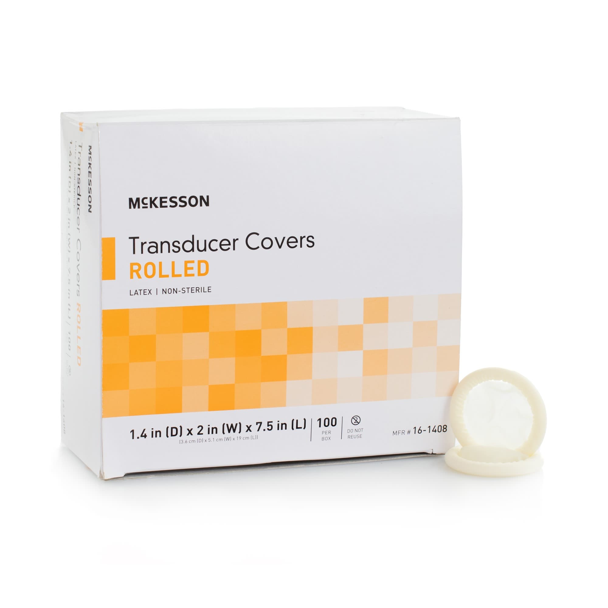 McKesson Ultrasound Transducer Cover, 2 x 7-1/2 Inch