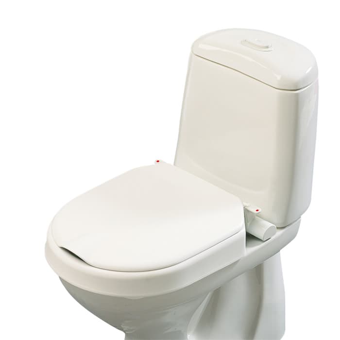 Etac Hi-Loo Fixed Toilet Seat Raiser with Arm Supports - Image 2