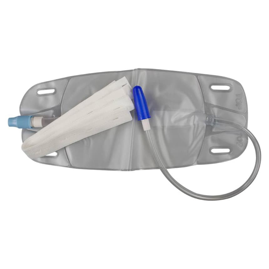 Dover Disposable Urine Leg Bags with Extension Tube, 17 Oz - Image 1