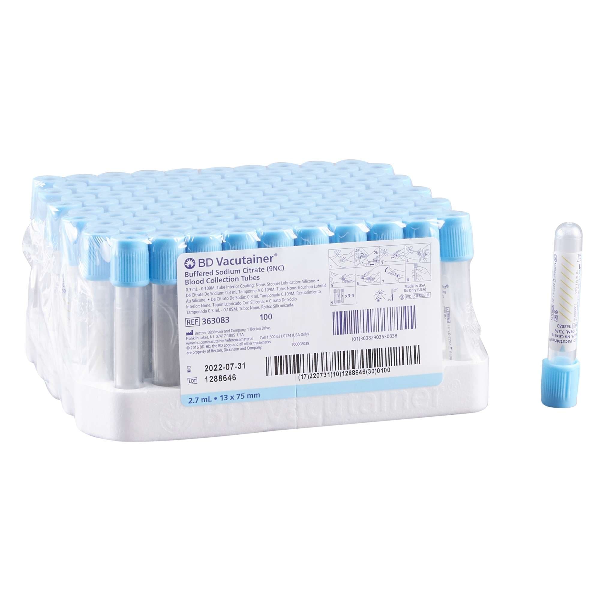 BD Vacutainer Plus Sodium Citrate Blood Collection Tube - Image 1