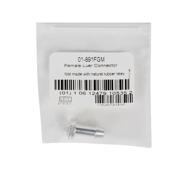 McKesson LUMEON Blood Pressure Female Luer Connectors, Aluminum