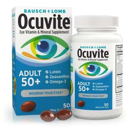 Ocuvite Adult 50+ Multivitamin Supplement Softgel - Image 1