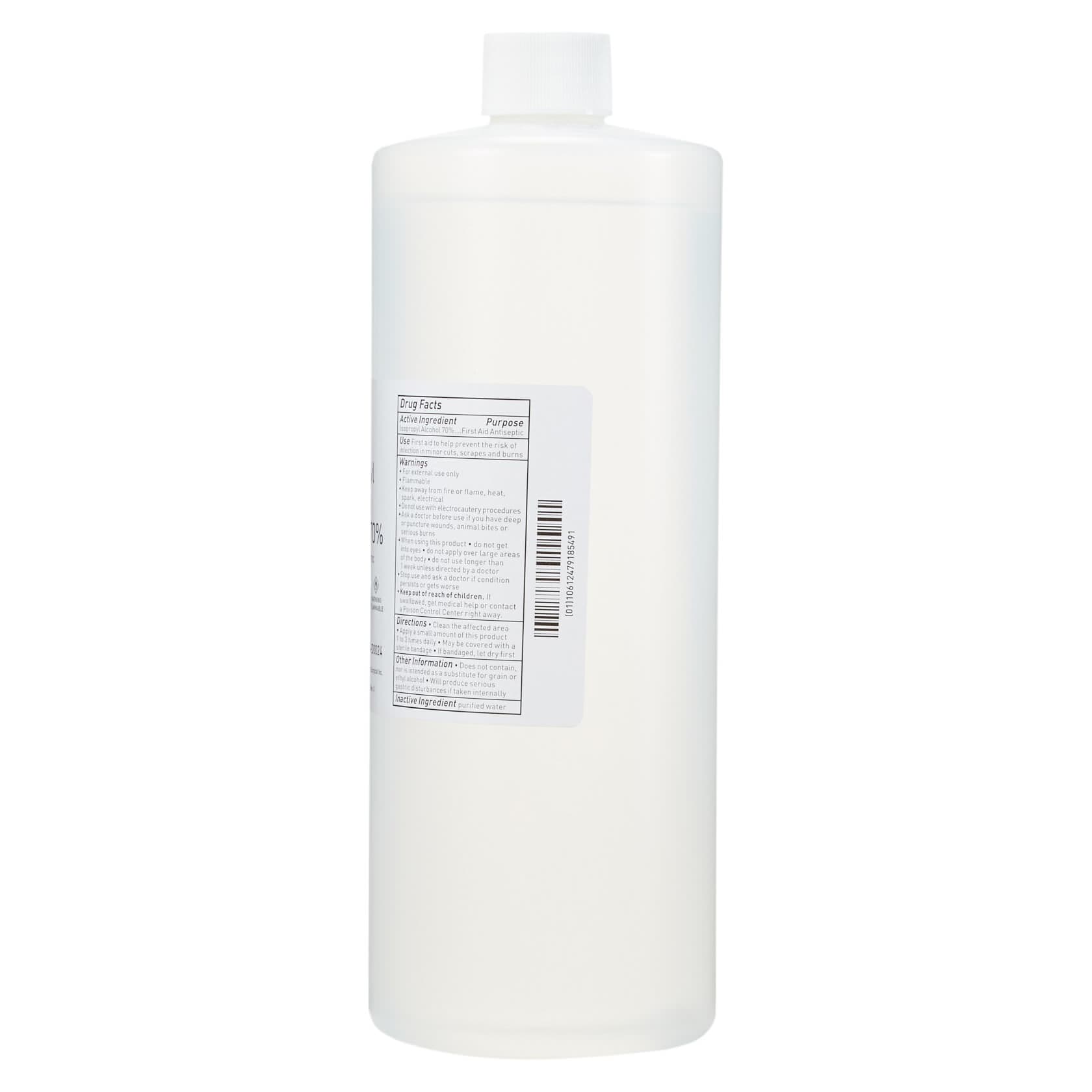 McKesson Isopropyl Rubbing Alcohol First Aid Antiseptic, 70% Strength, 32 oz - Image 3