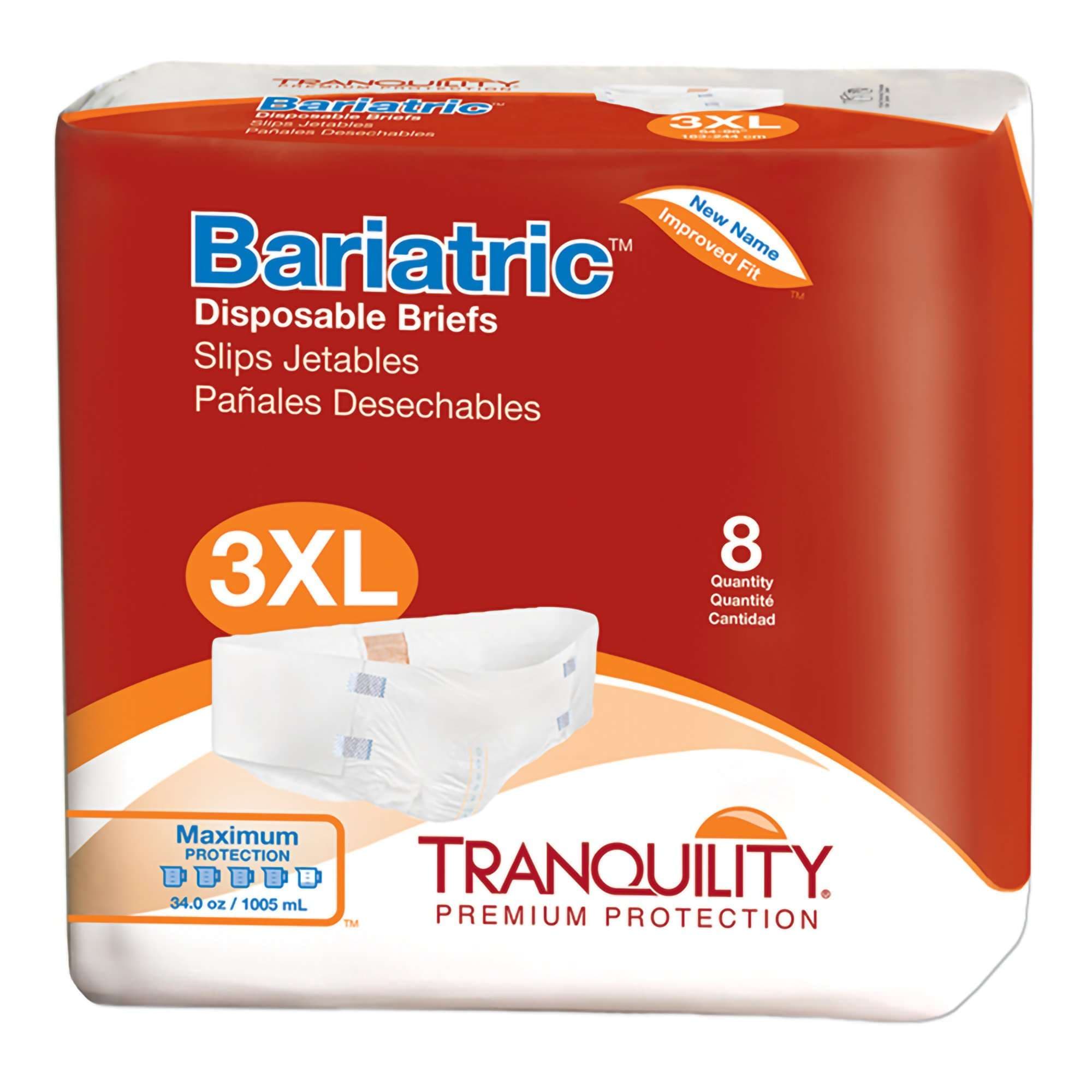 Tranquility Bariatric Adult Briefs - Image 1