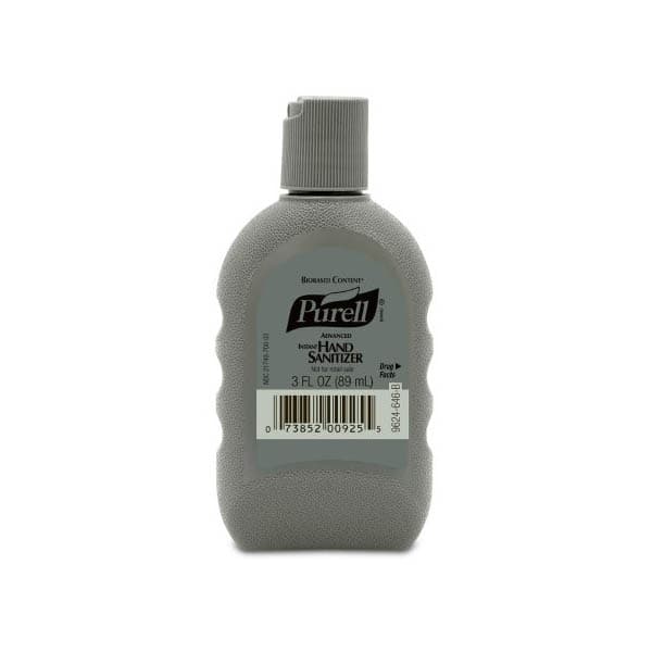 Purell Advanced Hand Sanitizer Bio-based Gel, Military Bottle, 3 oz - Case of 24