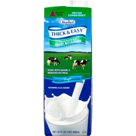 Thick & Easy Dairy Nectar Consistency Thickened Beverage, Milk, 32 oz - Each - Image 1