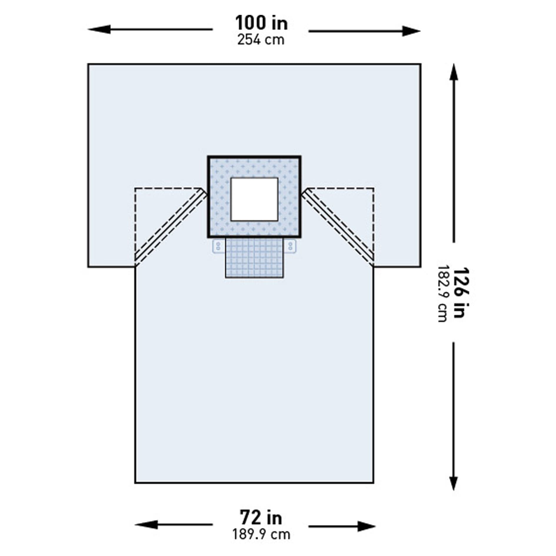 McKesson Surgical Chest Drape - Image 1