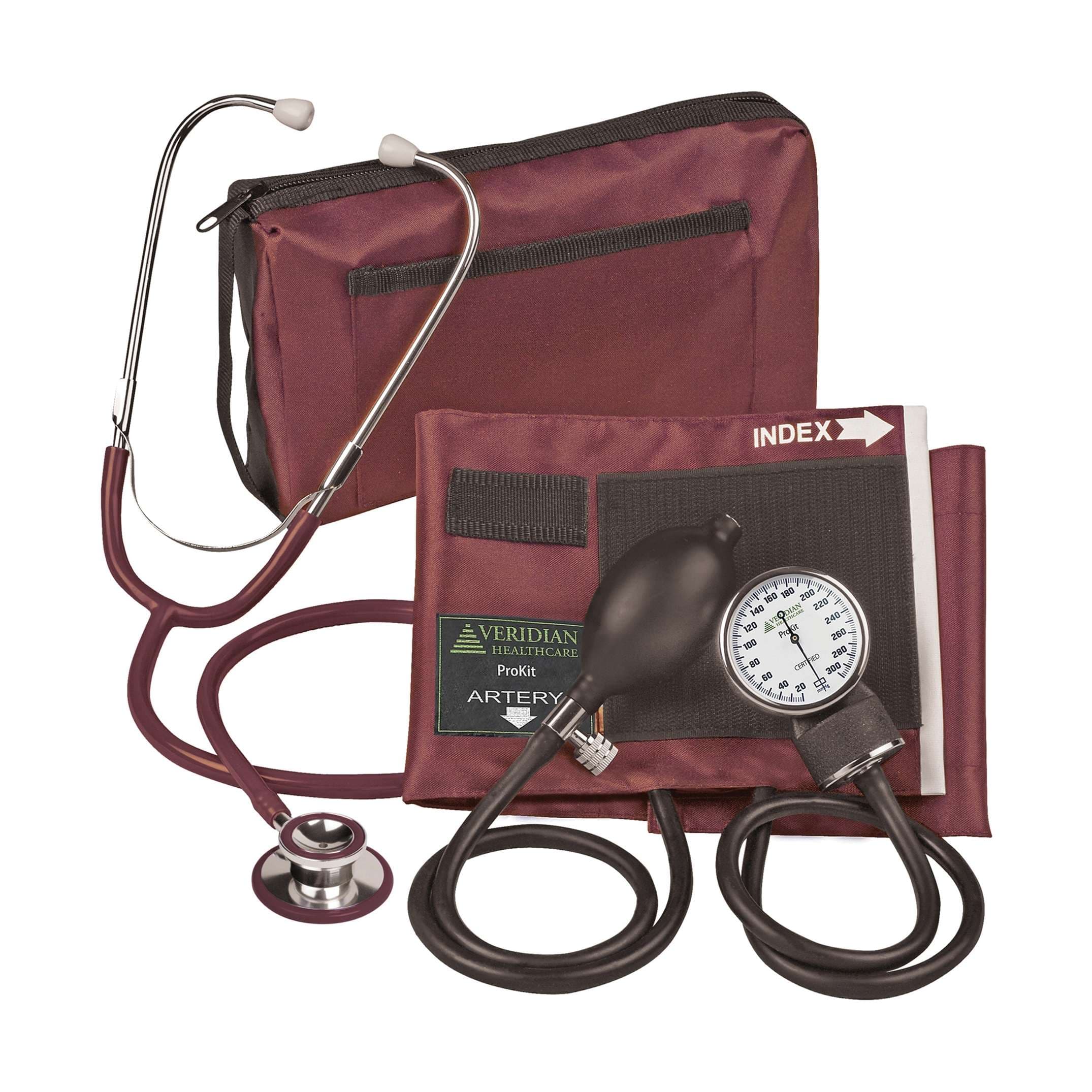 Veridian Reusable Aneroid Stethoscope Set with Case - Image 2