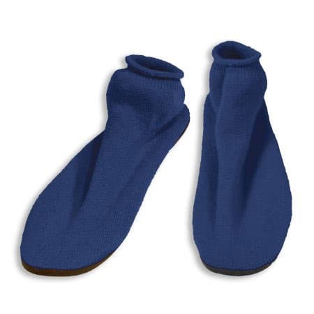 Dynarex Resuable Hard Slippers, Large, Navy Blue - Case of 12 - Image 1