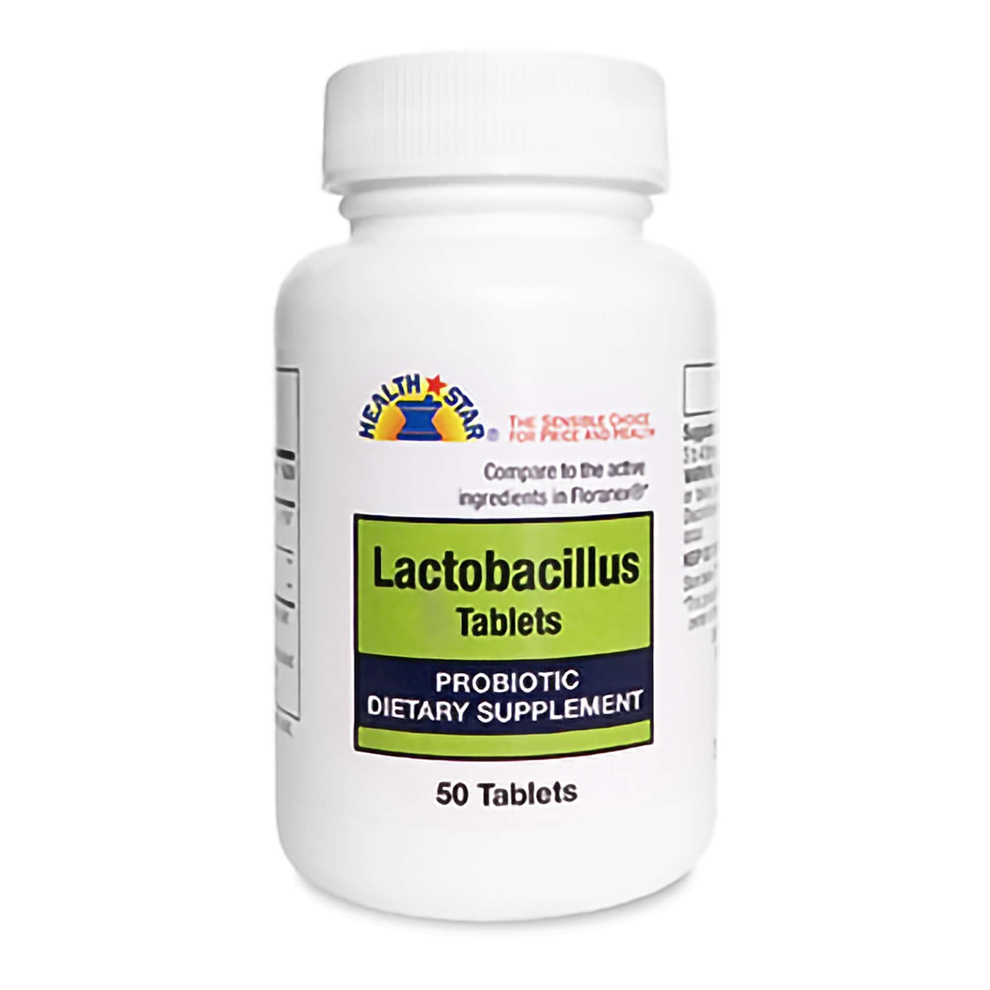 Health Star Lactobacillus Probiotic Supplement Tablets - Image 1