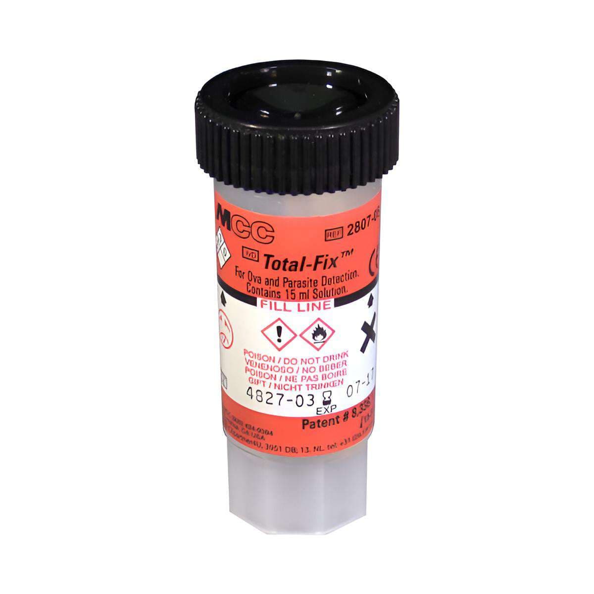 Total-Fix Stool Specimen Containers - Case of 100