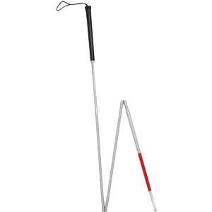 Alex Orthopedic Folding Blind Cane with Wrist Strap 59"