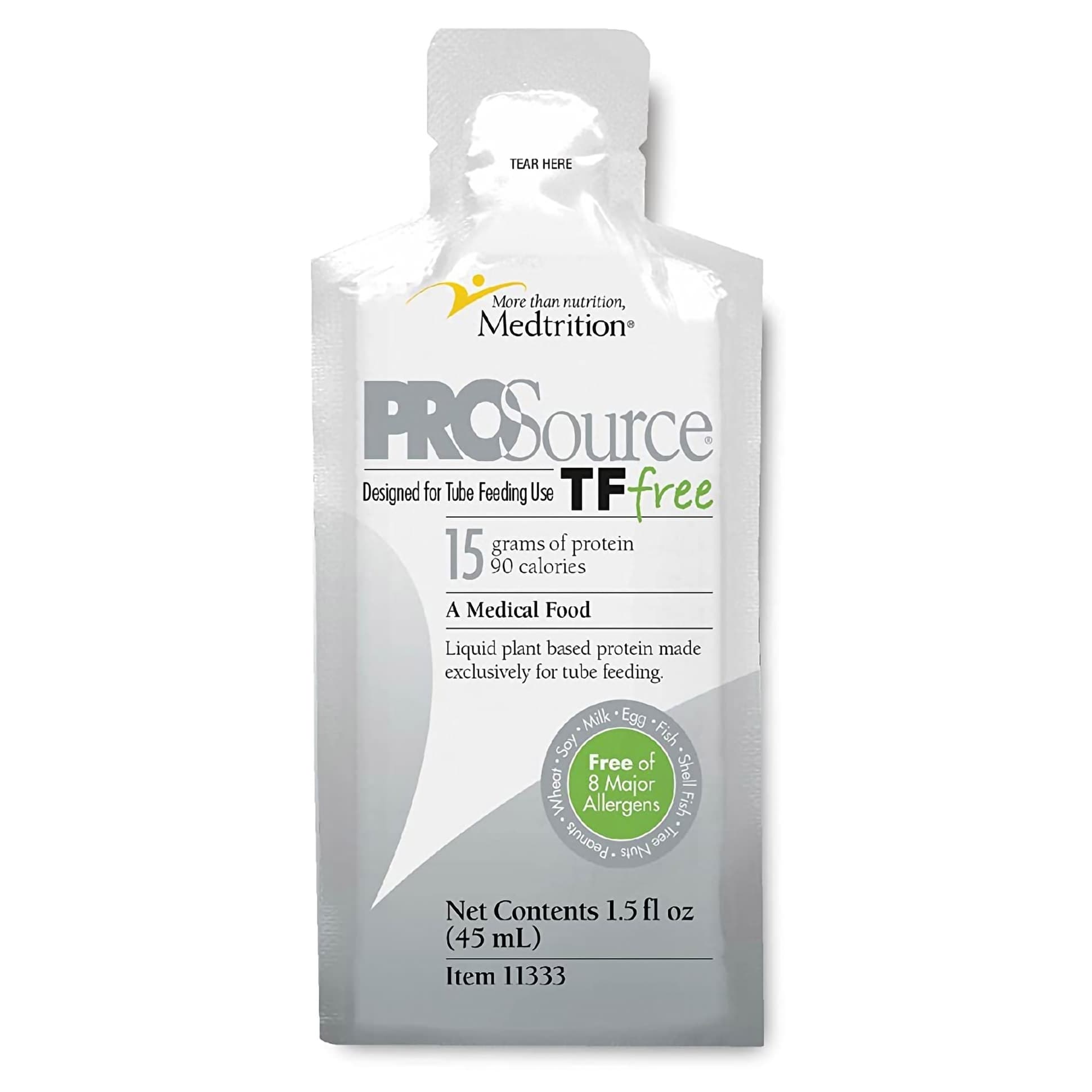 ProSource TF Free Tube Feeding Formula, Unflavored Protein Liquid 1.5 oz. Serving Size