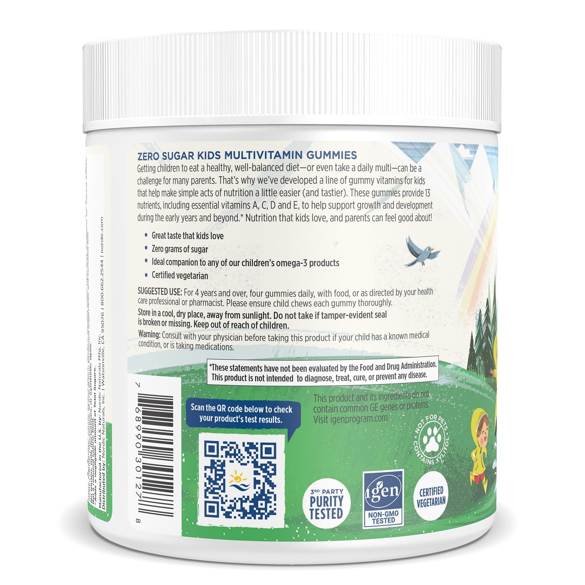 Zero Sugar Kids Multi Vitamin A Dietary Supplement - Image 3