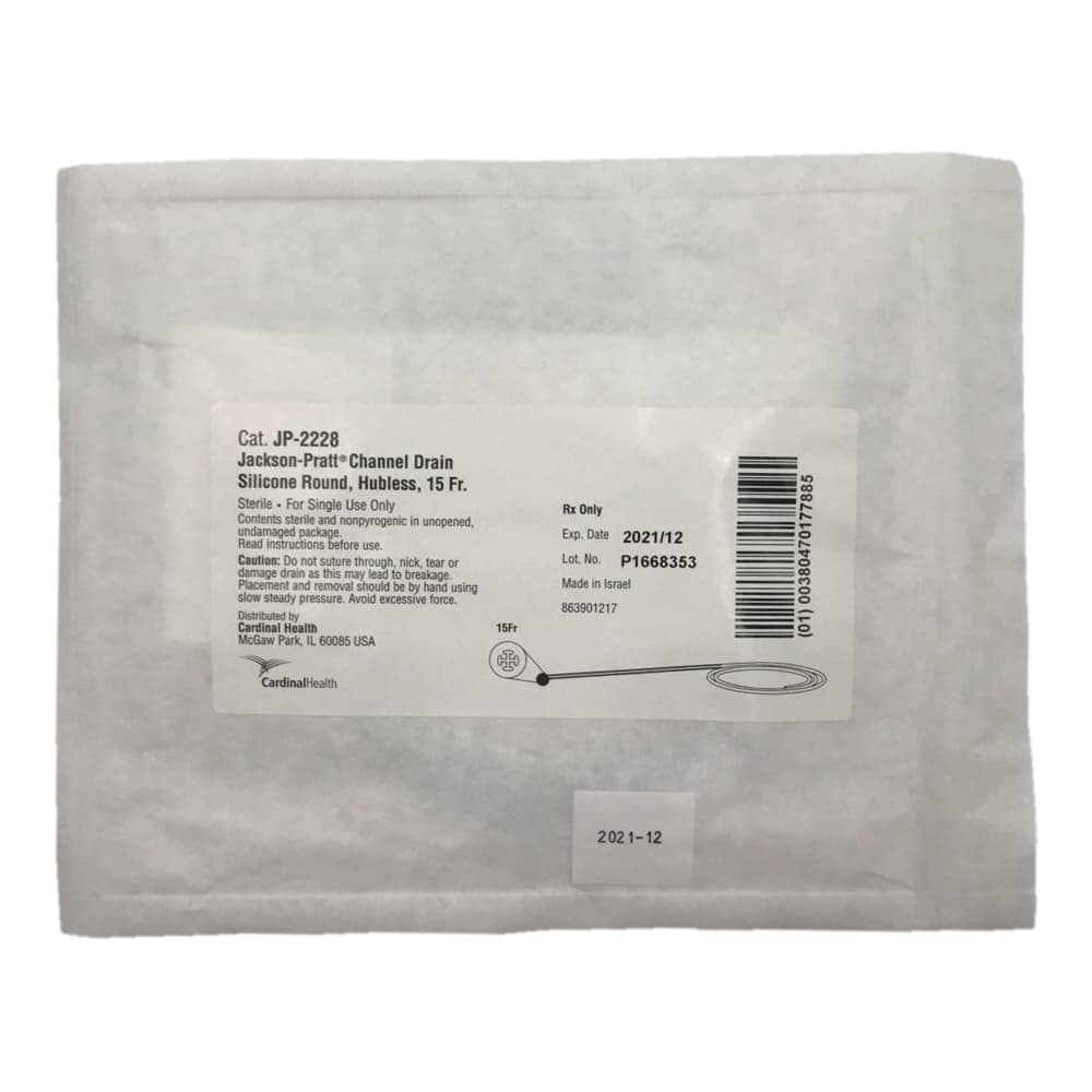 Jackson-Pratt 4 Channel Round Hubless Wound Drain Tube without Trocar - Image 2