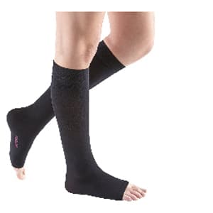 Mediven Comfort Calf High Compression Stocking, X-Wide, Size 3, Ebony - Pair of 2 - Image 1
