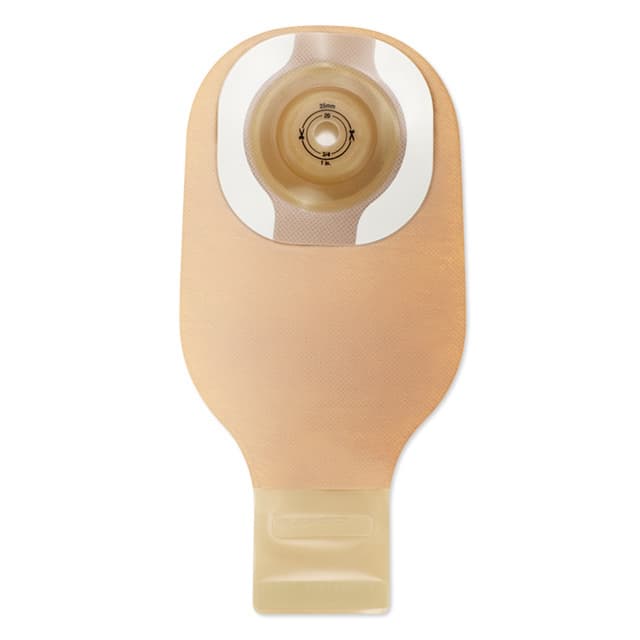 Premier 1-Piece Drainable Ostomy Pouch with Convex CeraPlus Barrier, Microseal Closure and Tape