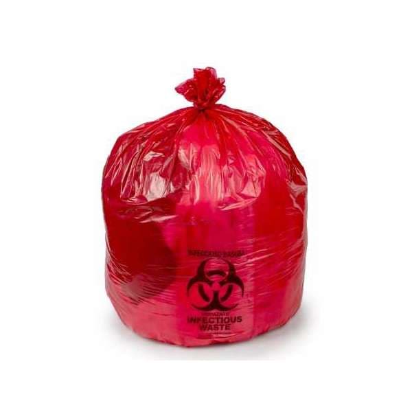Colonial Bag Infectious Waste Bag Red Bag 40 to 45 Gal