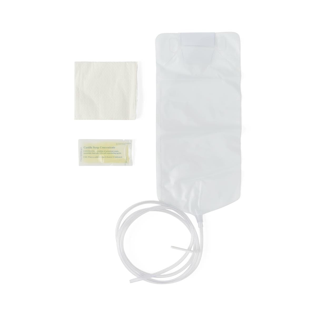 Medline Enema Bag Sets with Slide Clamp, Polybag
