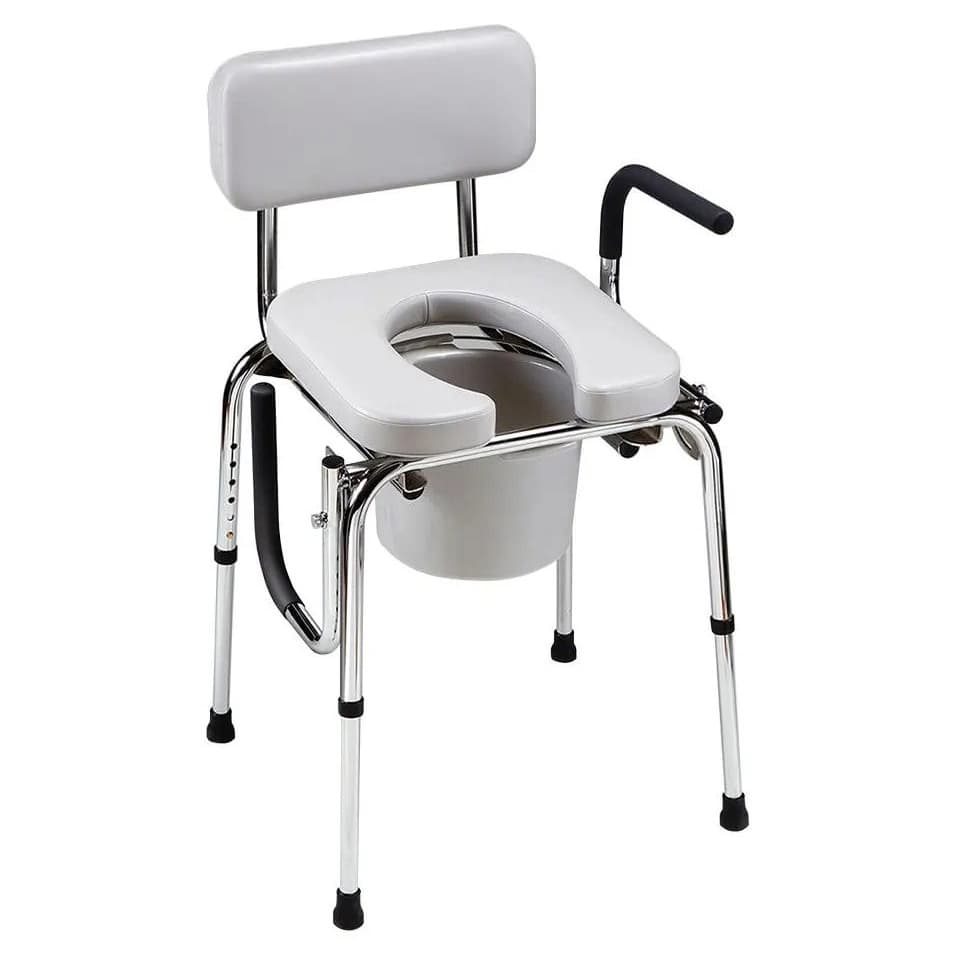 Homecraft Drop Arm Padded Commode - Image 1