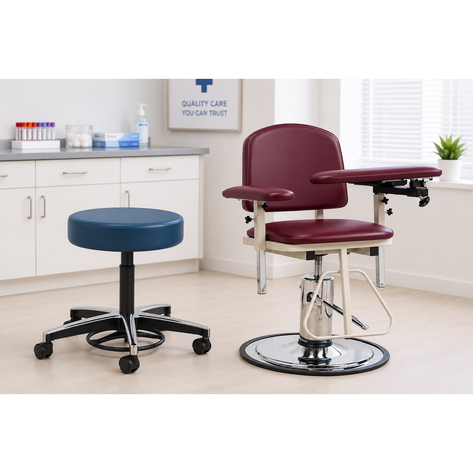 Exam Stools & Blood Drawing Chairs category
