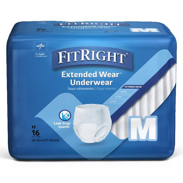 FitRight Extended Wear Overnight Adult Underwear - Image 2