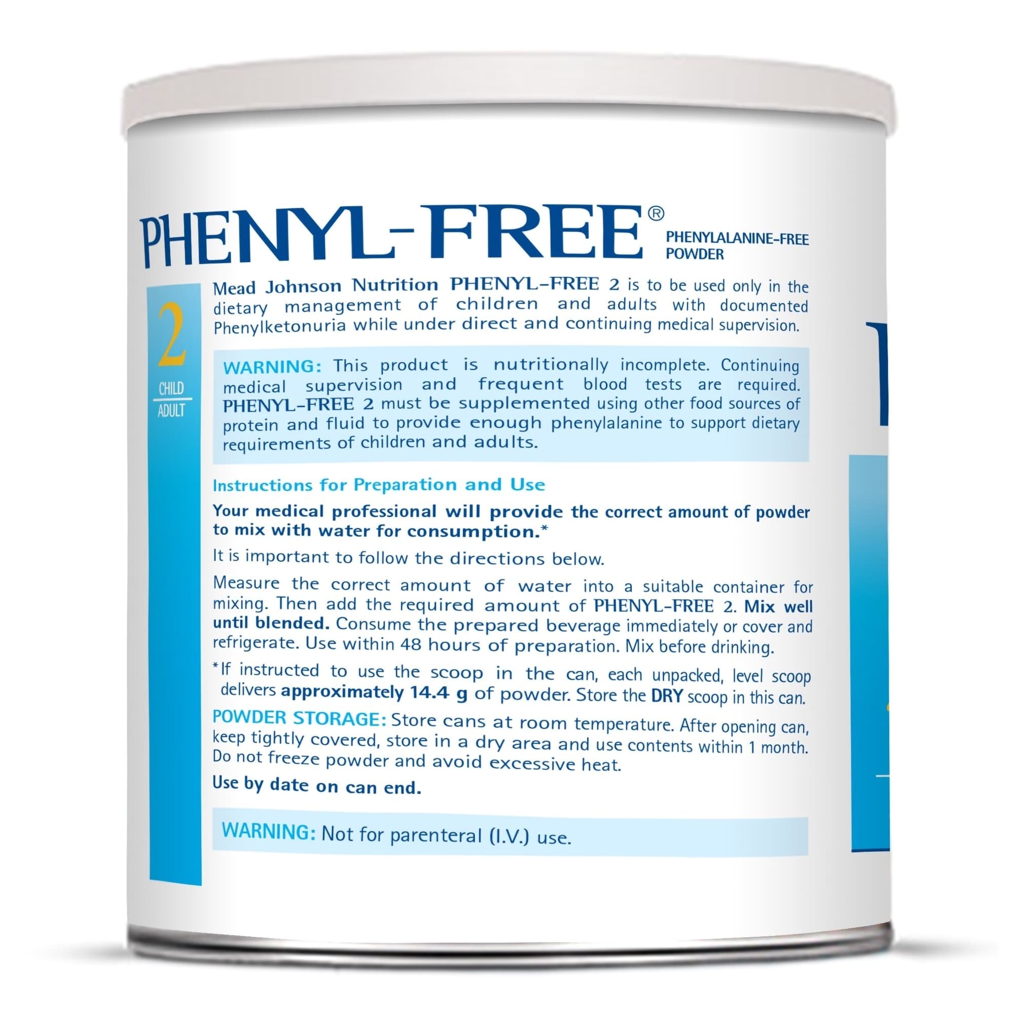 Mead Johnson Phenyl-Free 2 Medical Food Powder for Children and Adults - Image 2