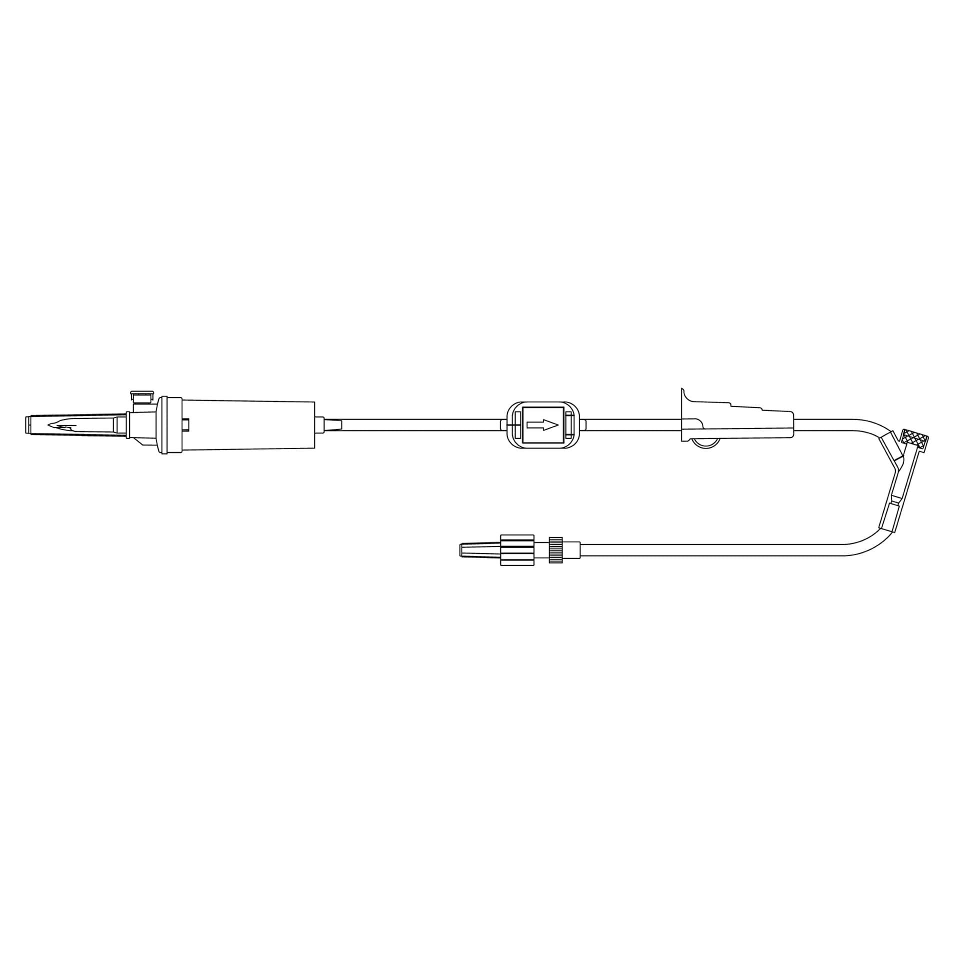 MedStream Gravity Primary IV Administration Set with 0.2 Micron Filter