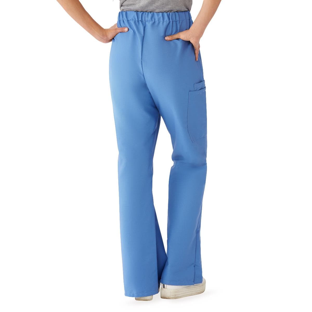 Medline ComfortEase Women's Modern Fit Cargo Scrub Pants with 4 Pockets - Image 1