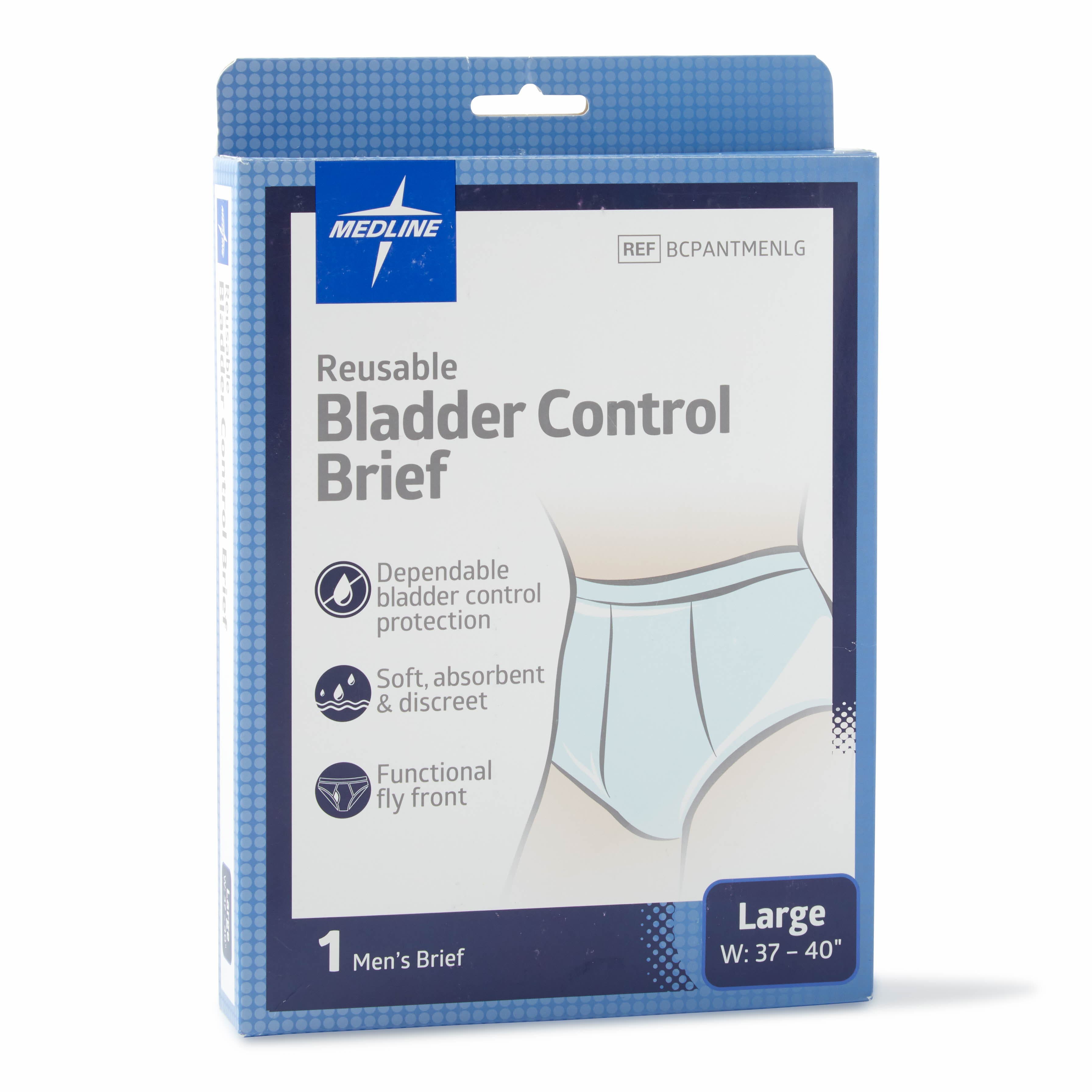 Medline Reusable Bladder Control Men's Brief
