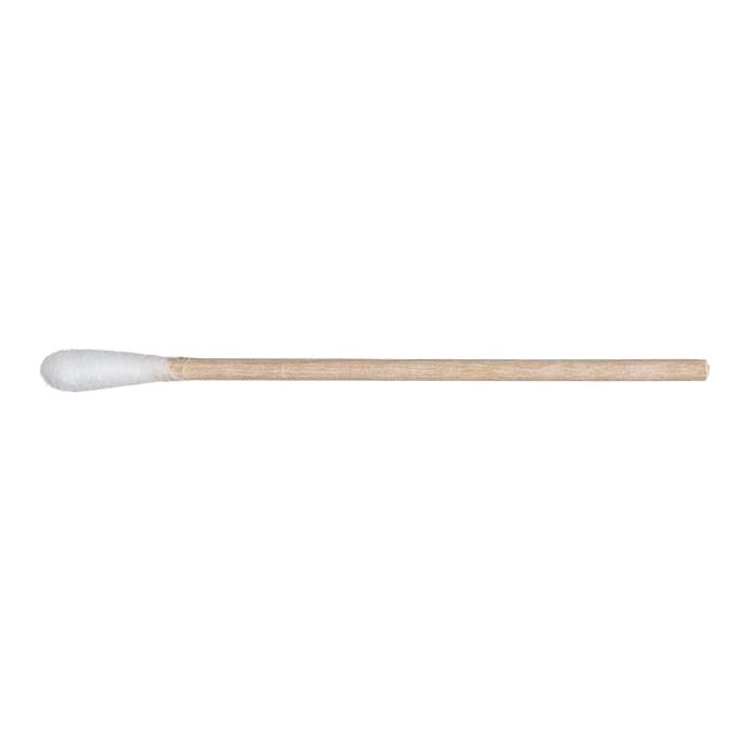 Puritan 3" Standard Cotton Swab with Wooden Handle - Case of 10000 - Image 1