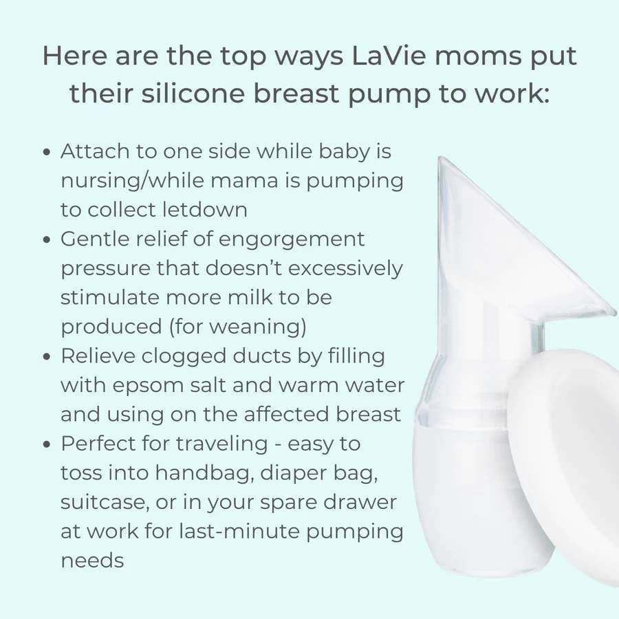LaVie Milk Collector for Silicone Manual Breast Pump - Image 3