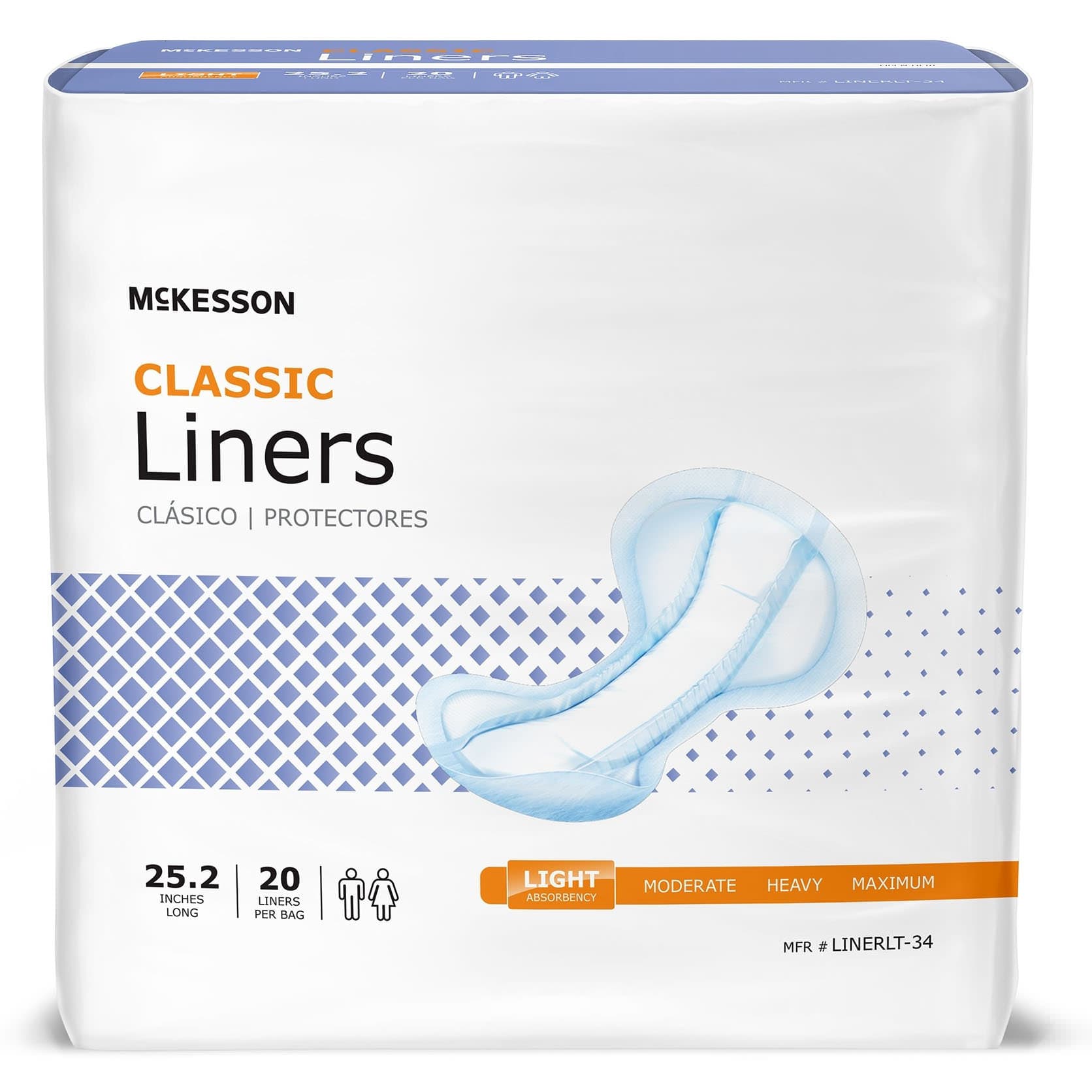 McKesson Classic Incontinence Liners