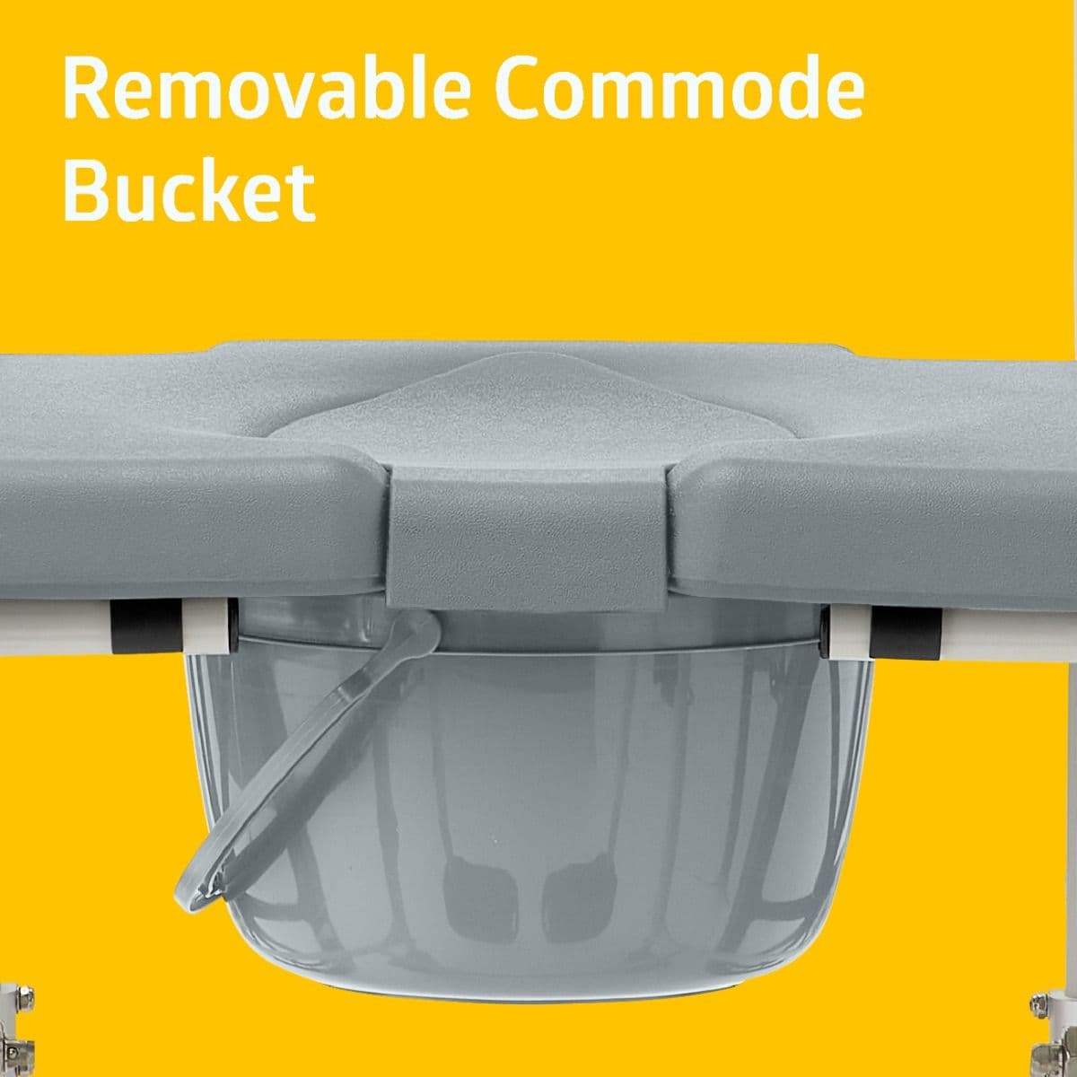 Medline Aluminium Shower Commode Wheelchair - Image 8