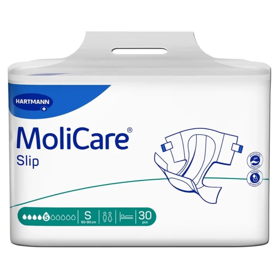MoliCare Incontinence Slip Briefs, Small - Case of 120