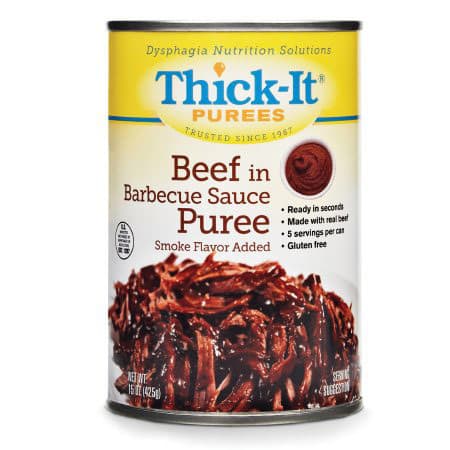 Thick-It Puree, Beef in BBQ Sauce, 15 oz - Case of 12 - Image 1