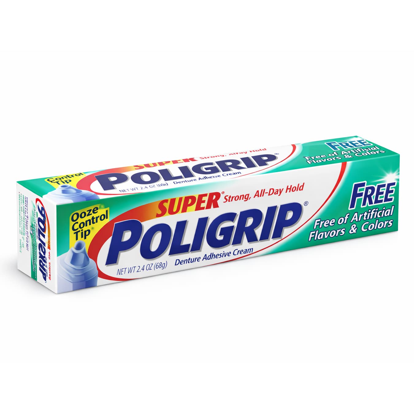 Super Poligrip Denture Adhesive Cream, 2.4 oz - 1 Each - Image 1