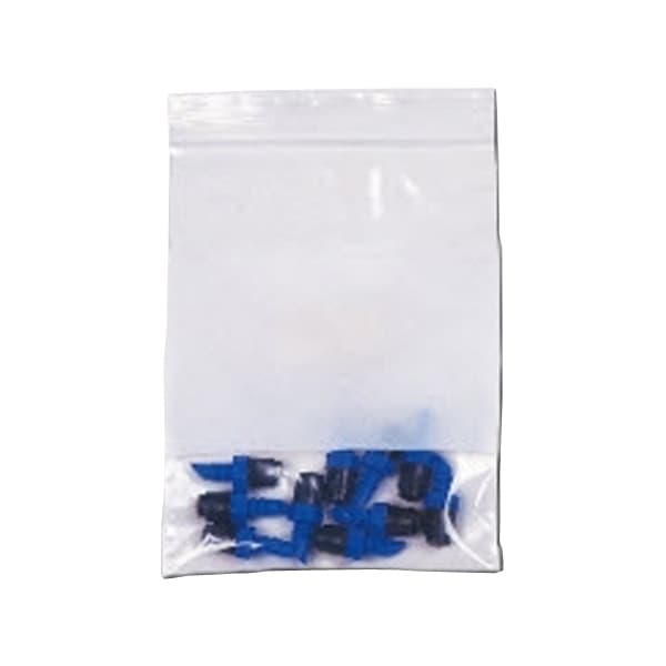 Elkay Plastics Reclosable Bag Clear 2 mil, Zipper Closure, 8 x 10 Inch - Case of 1200 - Image 1