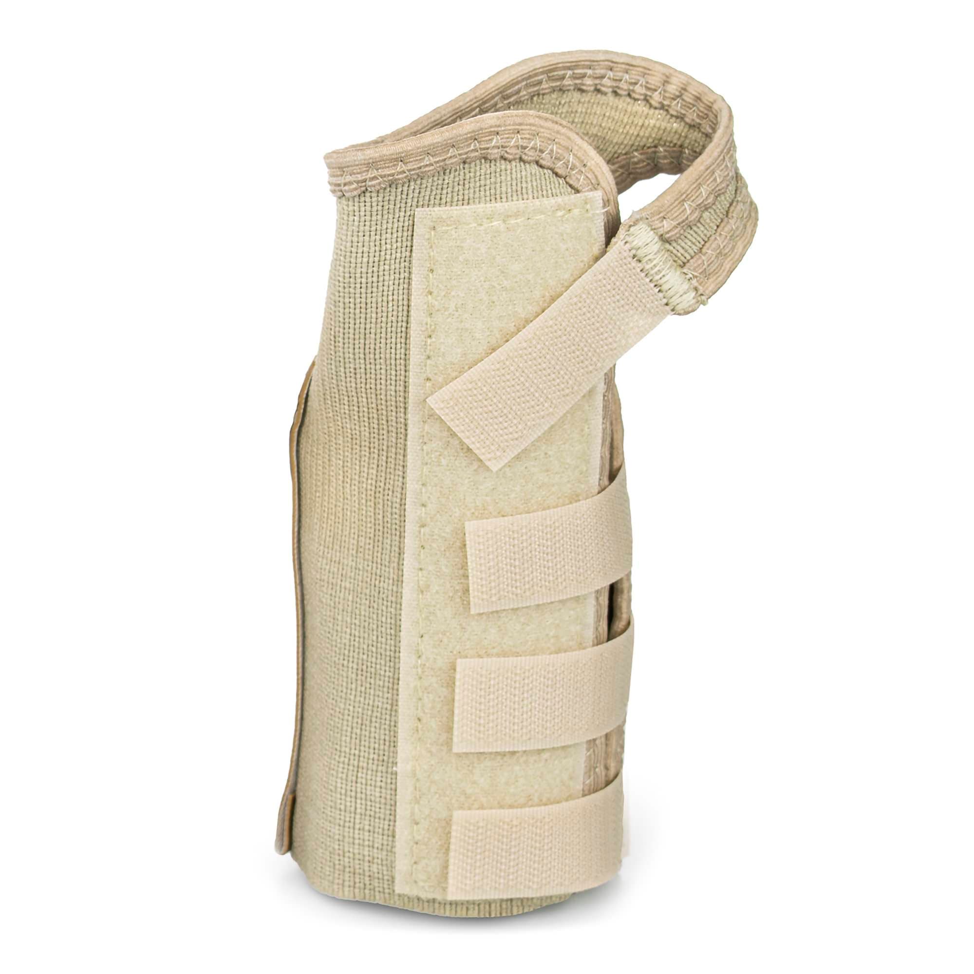 McKesson Elastic Wrist Splint Hook and Loop Closure Beige - Image 2