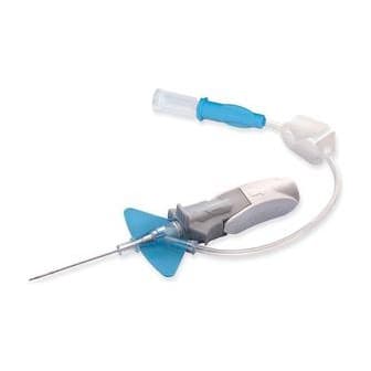 BD Nexiva Closed IV Catheter System, with Single Port, 22GA OD, 1" Blue - Each - Image 1